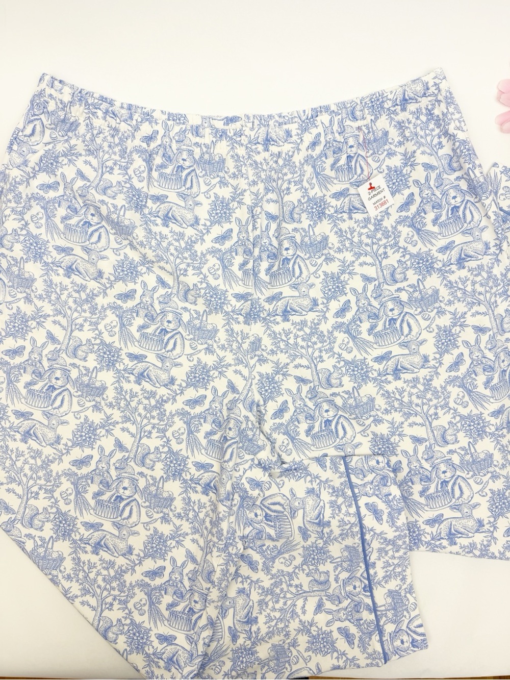 BedHead PJs X Anthropologie Fairytale Forest Pajama Set Blue White Two (2) Piece - Picture 14 of 16
